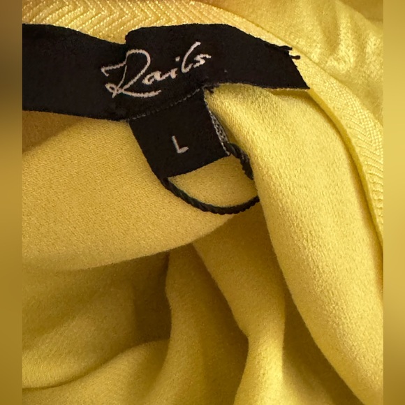 NWT Rails Kimia Top In Chartreuse. Size Large - Picture 8 of 10
